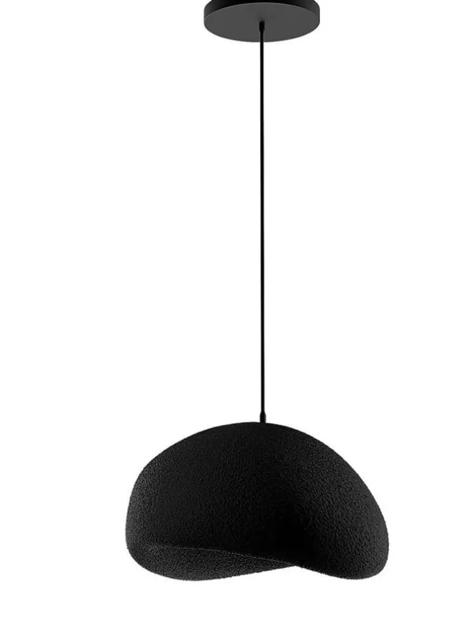 Lampa wisząca w kolorze czarnym - Ø 34 cm