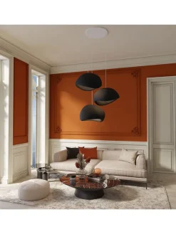 Lampa wisząca w kolorze czarnym - 80 x 120 cm
