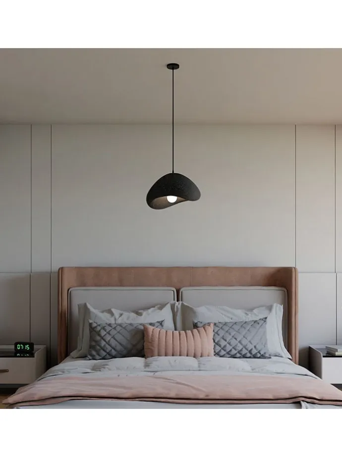 Lampa wisząca w kolorze czarnym - Ø 30 cm