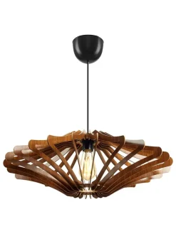 Lampa wisząca w kolorze jasnobrązowym - Ø 59 cm