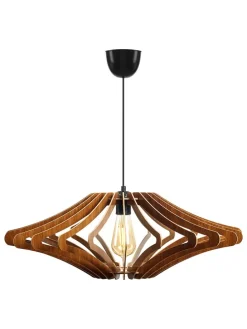 Lampa wisząca w kolorze jasnobrązowym - Ø 59 cm