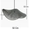 Lampa wisząca w kolorze szarym - wys. 53 x Ø 50 cm