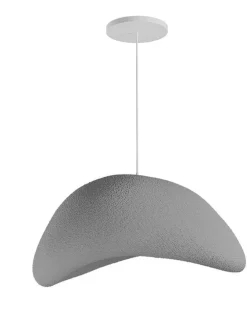 Lampa wisząca w kolorze szarym - Ø 50 cm