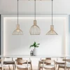 Lampa wisząca w kolorze złotym - 148 x 124 cm