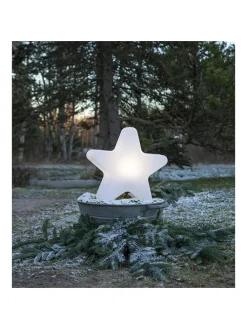 Lampa zewnętrzna "Gardenlight" w kolorze białym - (W)48 cm