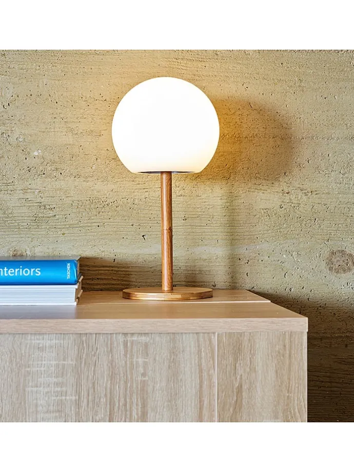 Lampa zewnętrzna LED "Beverly" w kolorze białym - wys. 28 x Ø 13 cm