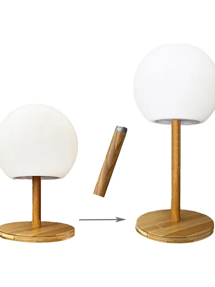 Lampa zewnętrzna LED "Beverly" w kolorze białym - wys. 28 x Ø 13 cm