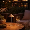 Lampa zewnętrzna LED "Prato" w kolorze beżowym - wys. 25 x Ø 12,5 cm