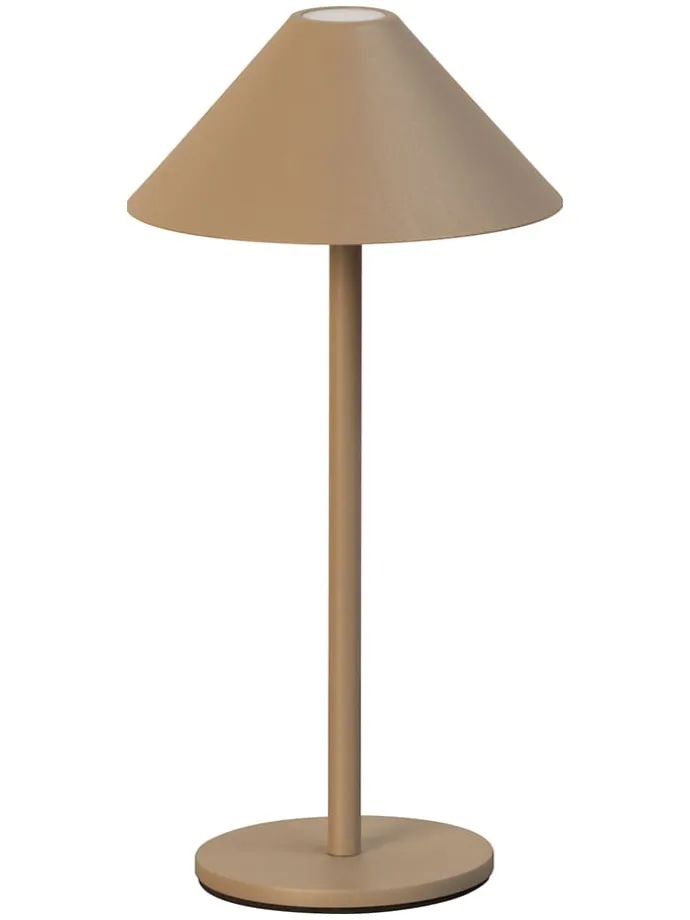 Lampa zewnętrzna LED "Prato" w kolorze beżowym - wys. 25 x Ø 12,5 cm