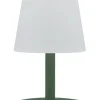 Lampa zewnętrzna LED "Standy" w kolorze oliwkowym - wys. 26 cm