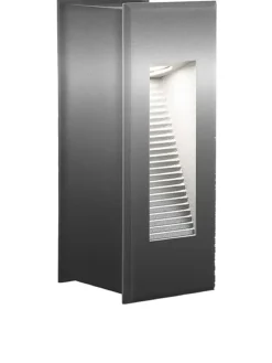 Lampa zewnętrzna LED w kolorze srebrnym - KEE A - 6,6 x 17,1 cm
