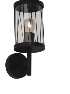 Lampa zewnętrzna "Reed" w kolorze czarnym - wys. 31 cm