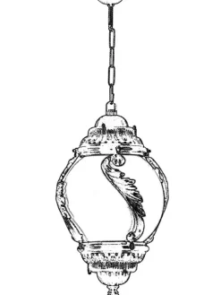 Lampa zewnętrzna w kolorze biało-czarnym - 85 x Ø 30 cm
