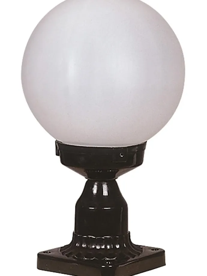 Lampa zewnętrzna w kolorze czarno-białym - 35 x Ø 20 cm