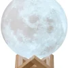 Lampka nocna "Journey to the Moon” w kolorze beżowym - 3+
