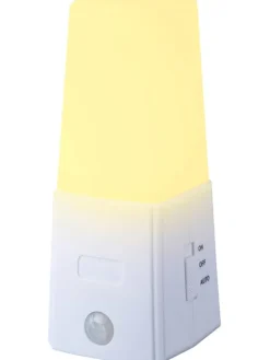 Lampka nocna LED w kolorze białym - wys. 12,5 cm