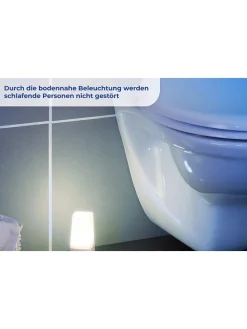 Lampki nocne LED (2 szt.) w kolorze białym - wys. 12,5 cm