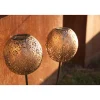 Lampy solarne LED (2 szt.) "Agadir" w kolorze miedzianym - wys. 45 cm