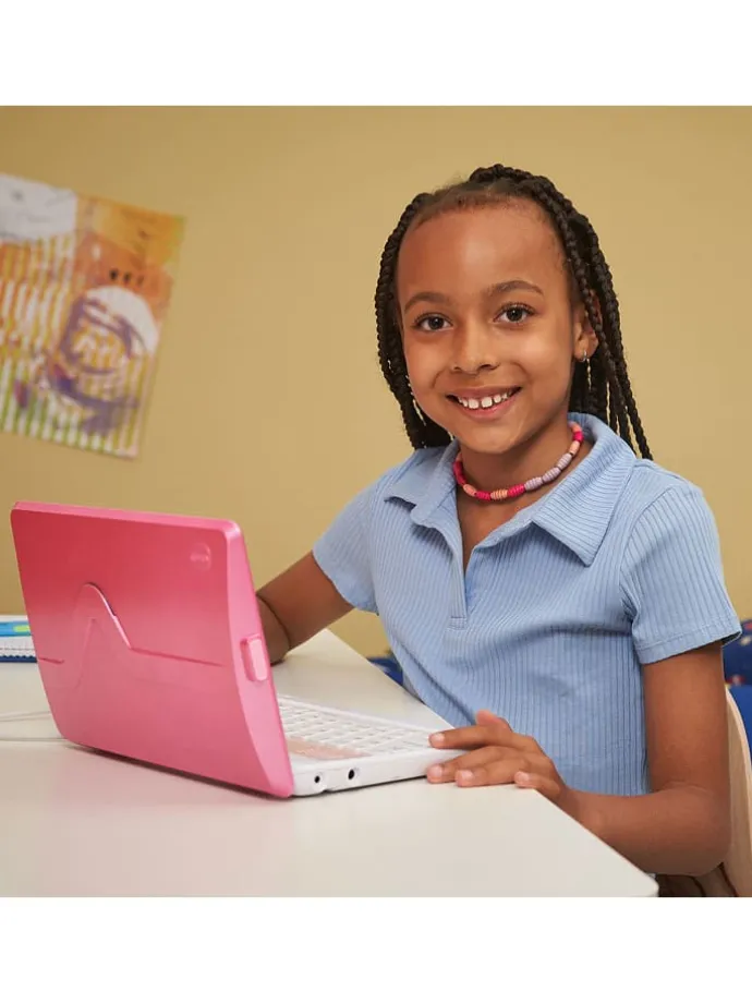 Laptop edukacyjny "Genio" w kolorze różowym - 5+