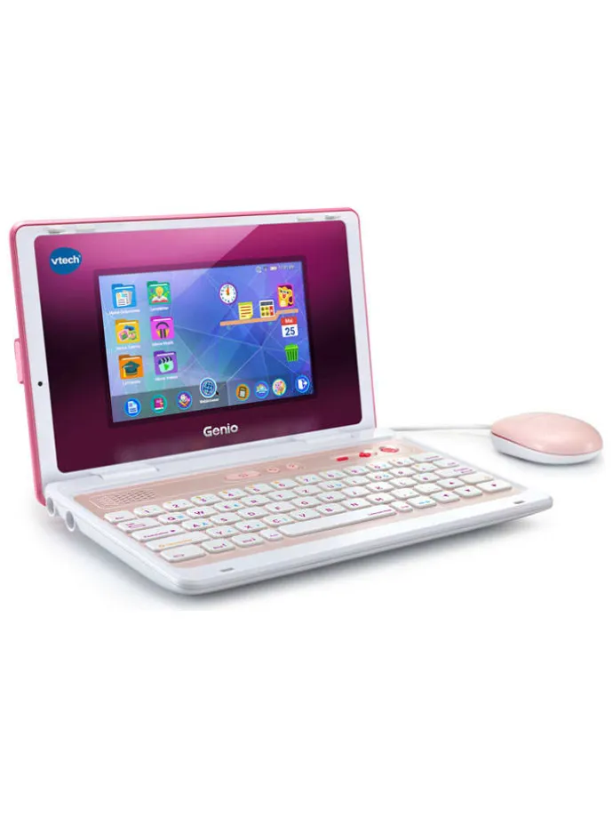 Laptop edukacyjny "Genio" w kolorze różowym - 5+