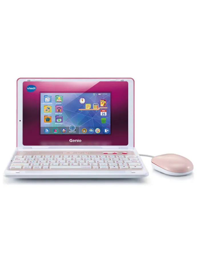 Laptop edukacyjny "Genio" w kolorze różowym - 5+