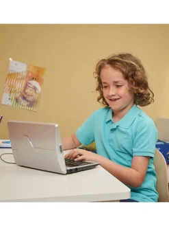 Laptop edukacyjny "Genio" w kolorze srebrnym - 5+