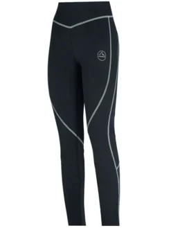 Legginsy funkcyjne "Instant" w kolorze czarno-turkusowym