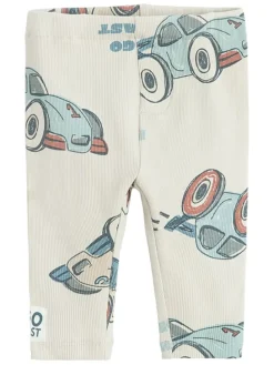Legginsy w kolorze beżowym