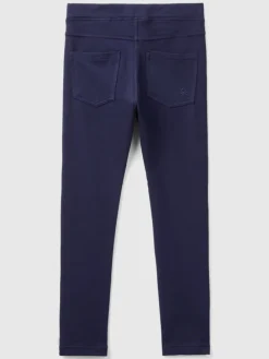 Legginsy w kolorze granatowym