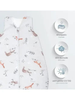 Letni śpiworek "Woodlife" w kolorze białym - TOG 0,5