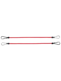 Linki napinające (2 szt.) w kolorze czerwonym - dł. 60 cm