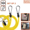 Linki napinające (2 szt.) w kolorze żółtym - dł. 100 cm