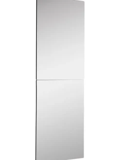 Listwy lustrzane (2 szt.) w kolorze srebrnym - 40 x 120 cm