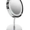 Lustro łazienkowe LED "AD 2159" w kolorze srebrnym - Ø 15 cm