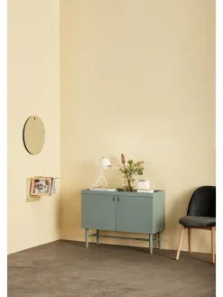 Lustro ścienne "Hall" w kolorze czarnym - Ø 50 cm