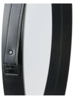 Lustro ścienne w kolorze czarnym - Ø 50 cm