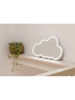 Lustro LED w kolorze białym - 40 x 24 cm