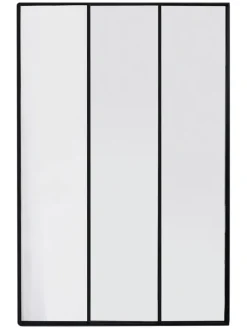 Lustro w kolorze czarnym - 75 x 115 cm