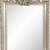 Lustro w kolorze srebrnym - 25 x 34 cm