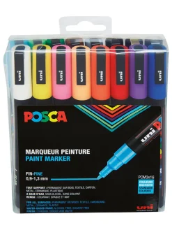 Markery (16 szt.) "Uni Posca PC"