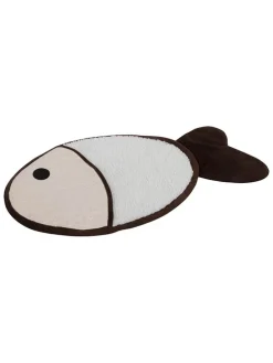 Mata w kolorze biało-czarnym do drapania - szer. 68 cm