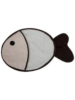 Mata w kolorze biało-czarnym do drapania - szer. 68 cm