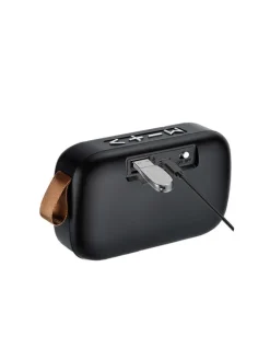 Mini głośnik Bluetooth w kolorze czarnym - 11 x 8 x 4 cm