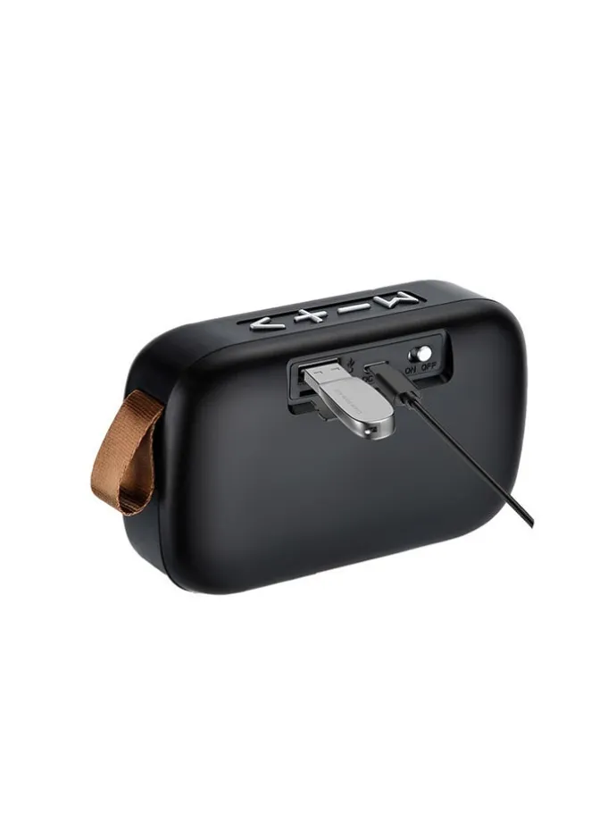 Mini głośnik Bluetooth w kolorze niebieskim - 11 x 8 x 4 cm
