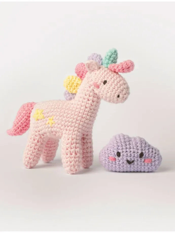 Mini zestaw "Unicorn" do szydełkowania - 8+