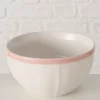 Miska "Juna" w kolorze biało-jasnoróżowym na musli - Ø 14 cm