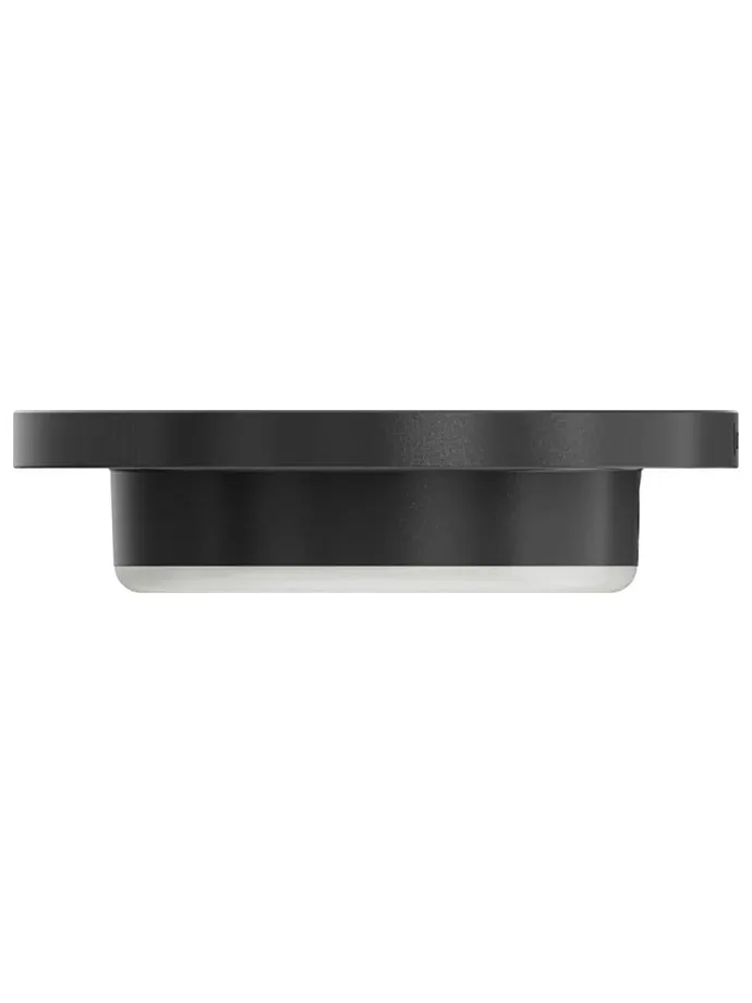 Moduł solarny LED "Sunny Round" w kolorze czarnym - wys. 3,5 x Ø 13,3 cm