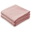 Muślinowe chusty (2 szt.) w kolorze jasnoróżowym do odbijania