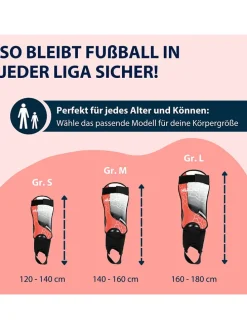Nagolenniki w kolorze czerwonym z ochroną kostki