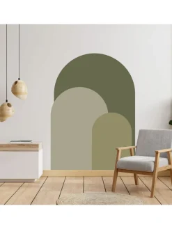 Naklejka ścienna w kolorze khaki - 70 x 100 cm